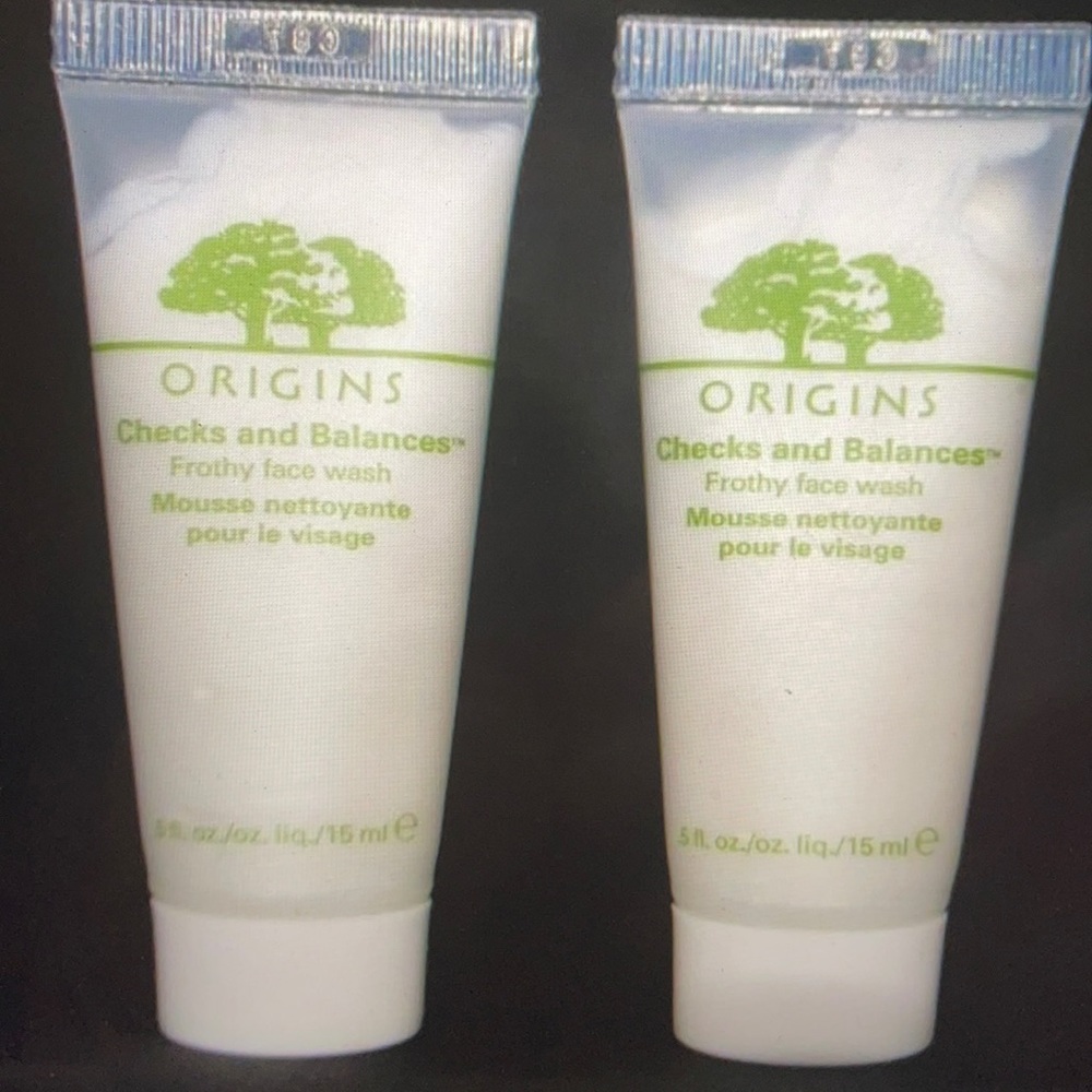 ORIGINS Checks and Balances Frothy Face Wash 0.5oz Lot of 5 Travel Size New